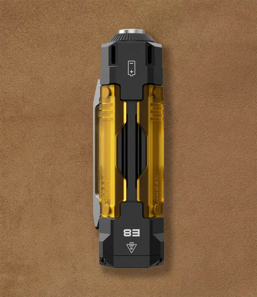 CountyComm Wuben E8 V2 Ultem Modular Flashlight Exclusive Q32-D kol saati