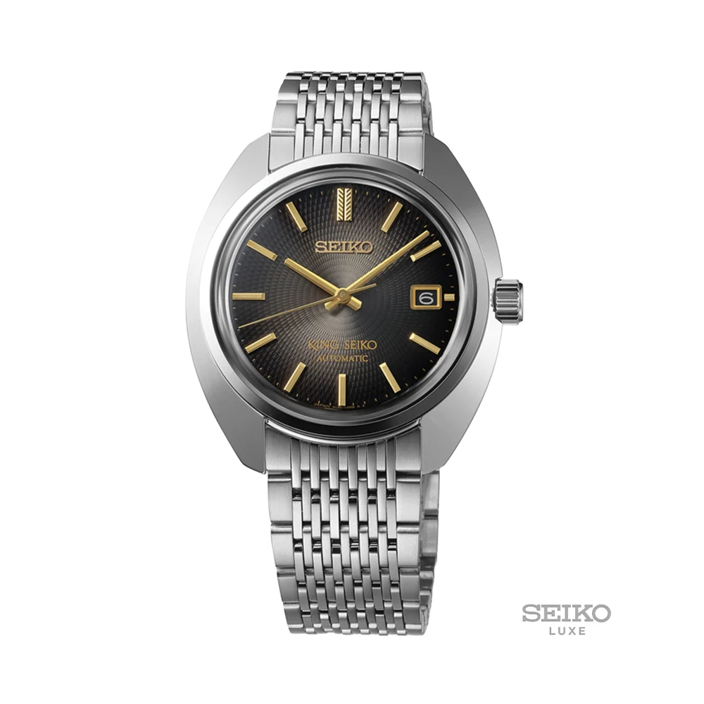 Seiko King KS1969 145th Anniversary Limited Edition 39.4mm - Grey on Bracelet SJE121 39.4 mm kol saati