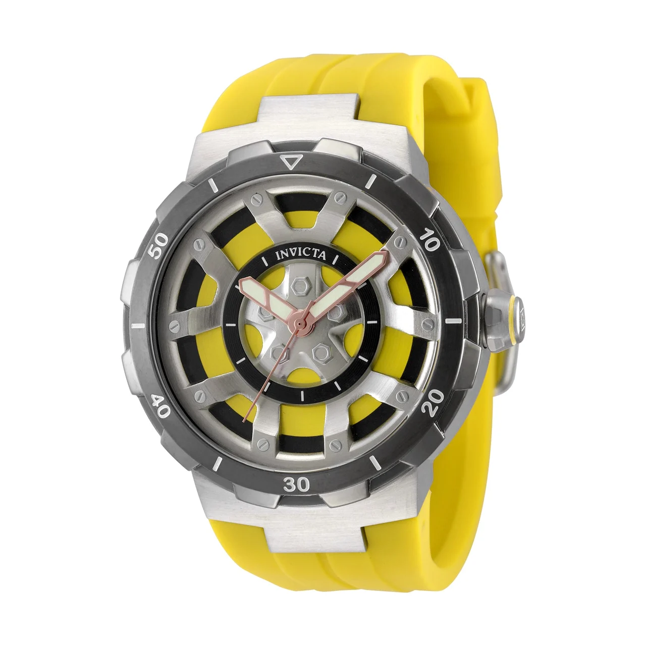 Invicta Racing Stint Master Watch - 46mm. Yellow (49443) 46 mm kol saati