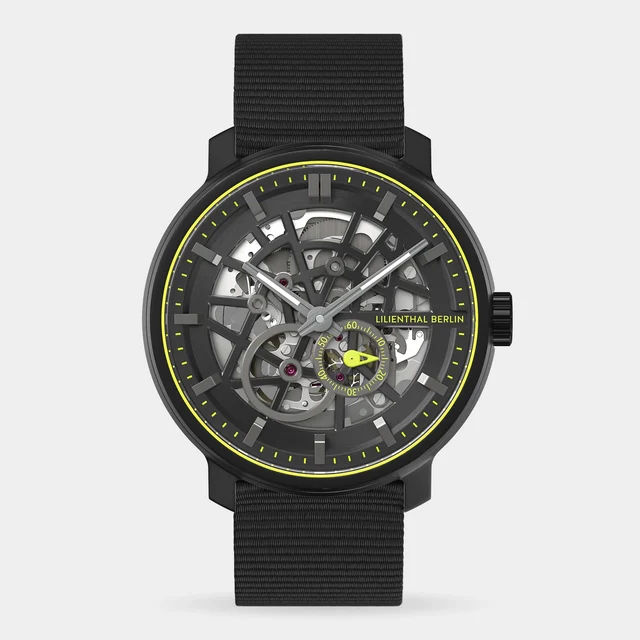 Lilienthal Berlin Neolux Skeleton N3-004-B053C kol saati