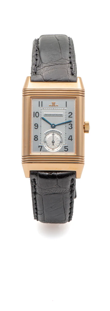 Jaeger-Lecoultre JAEGER-LECOULTRE REF. 270.2.68 REVERSO TOURBILLON PINK GOLD kol saati
