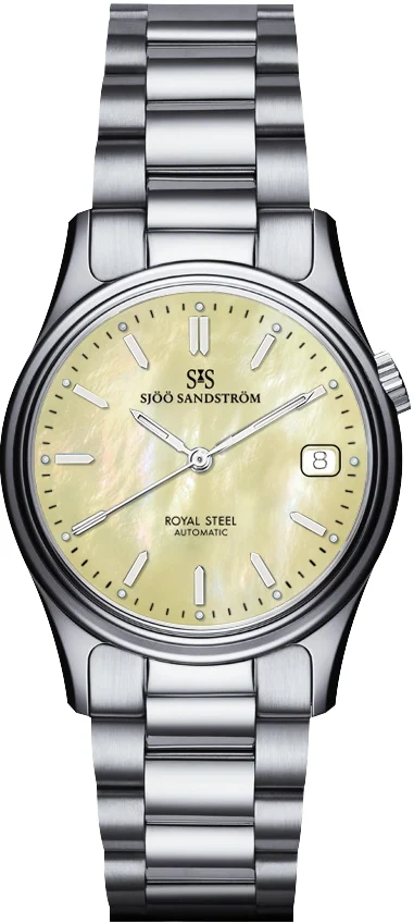 Sjöö Sandström Royal Steel Classic 008324 36 mm kol saati