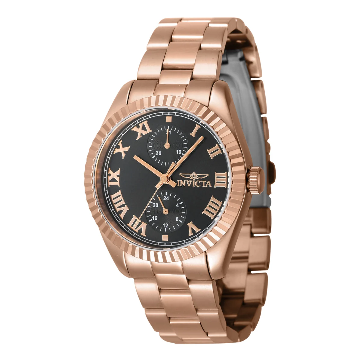 Invicta Specialty Quartz Multifunction Black Dial Watch (ZG-47446) kol saati