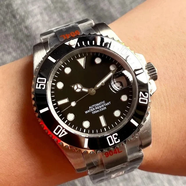 Tandorio Sterile TD203 Submariner Yachtmaster 40mm NH35 Automatic 10ATM Diver Sapphire 14: