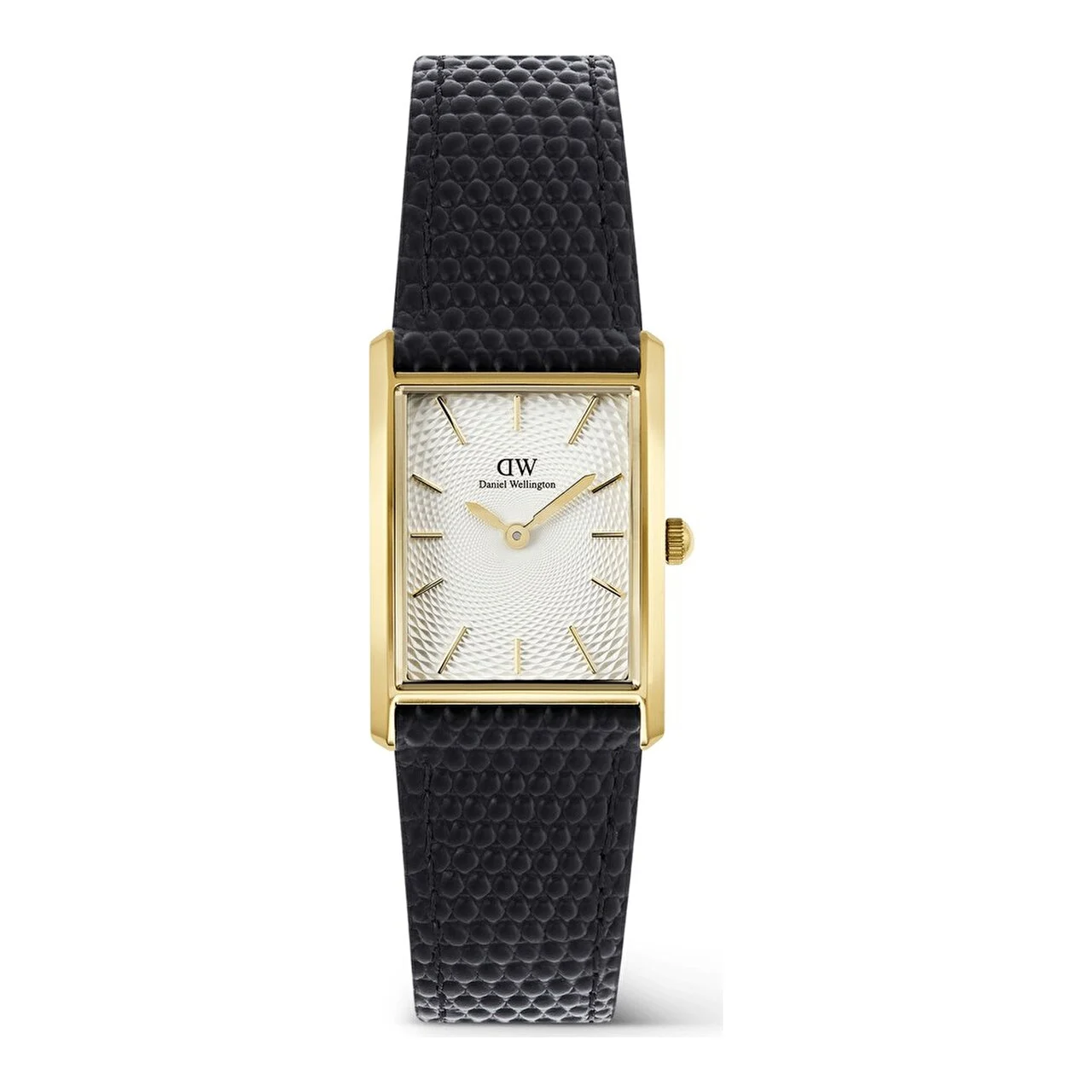 DANIEL WELLINGTON Bound Black Lizard White Guilloché G DW00600899 24 mm kol saati