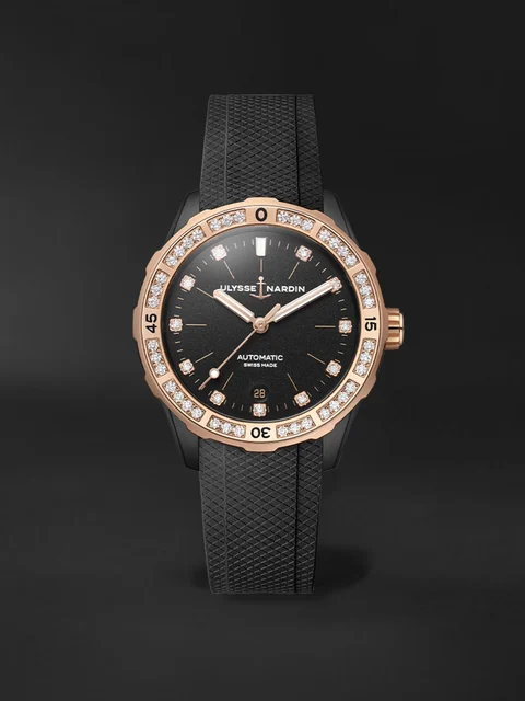 Ulysse Nardin Diver 8165-182B-3/Black kol saati