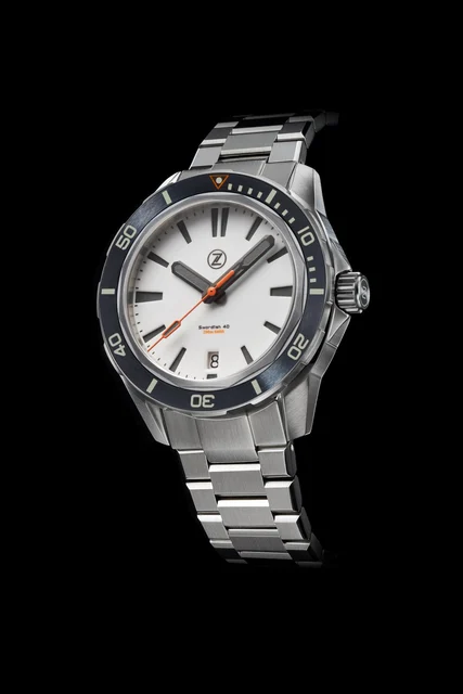 Zelos Swordfish 40mm SS Frost kol saati