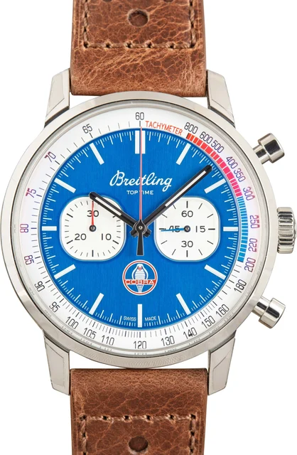 Breitling Top Time B01 Shelby Cobra Blue Dial A41315A71C1X2 kol saati