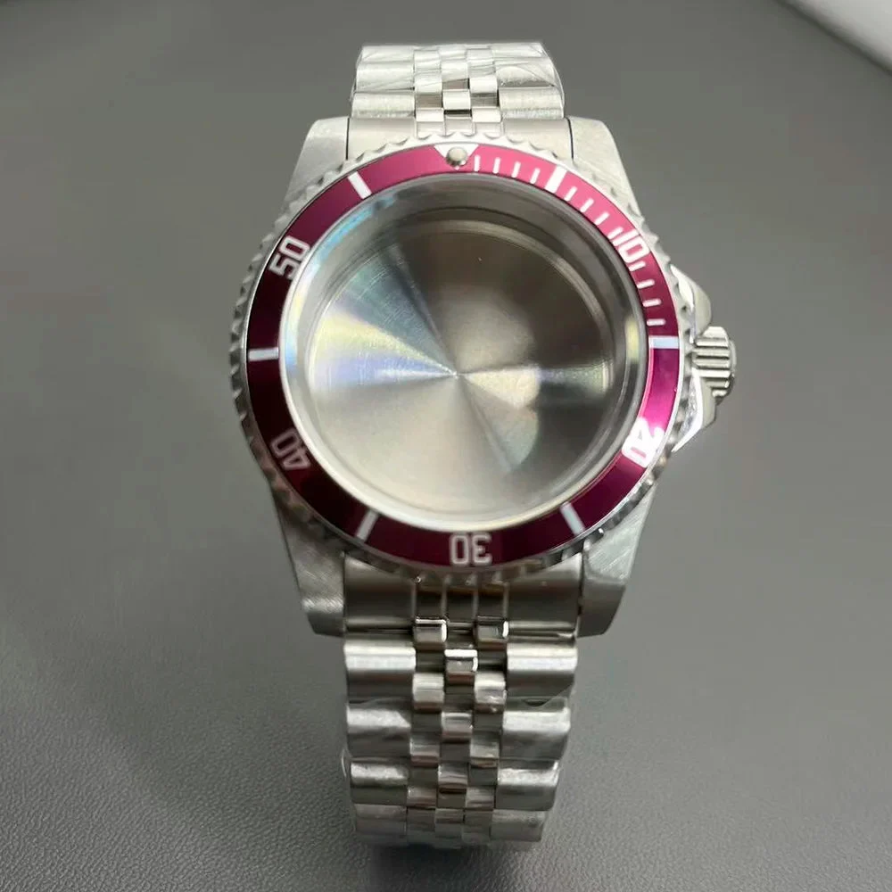 Tandorio Retro Diver case 39mm,10bar waterproof stainless steel sapphire crystal case, suitable for NH34, NH35, NH36 mechanical movement accessories 1005010664516292-40-NH34 35 36 39.5 mm kol saati