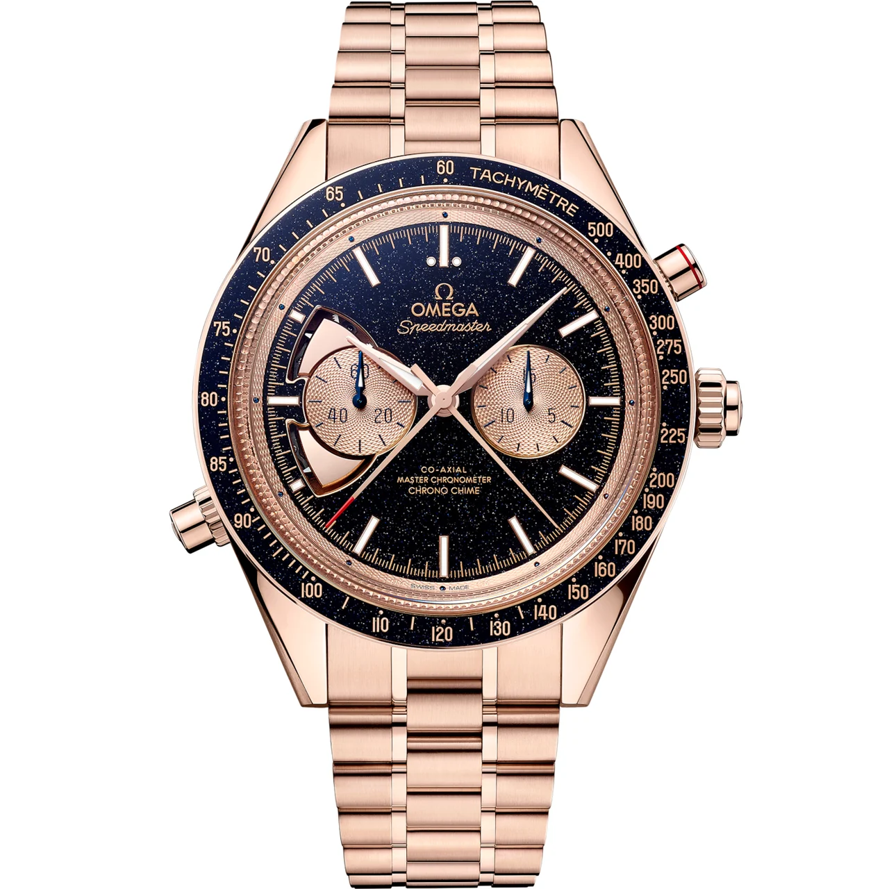 OMEGA Speedmaster Chrono Chime 522.50.45.52.03.001 45 mm kol saati