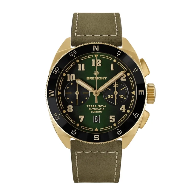Bremont Terra Nova TN42-CHR-BZ-GN-L-S kol saati