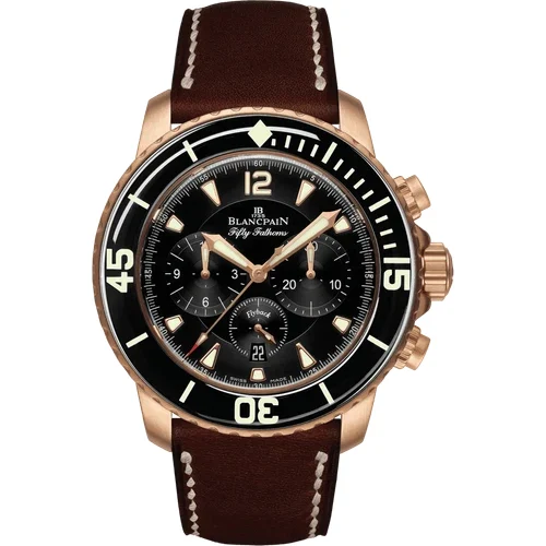 Blancpain Fifty Fathoms Chronographe Flyback 5085FA 3630 63B kol saati