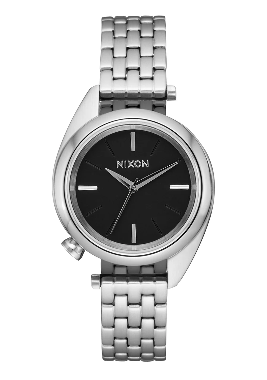 Nixon US Eddy - All Silver / Black A1459-2871-00 29 mm kol saati