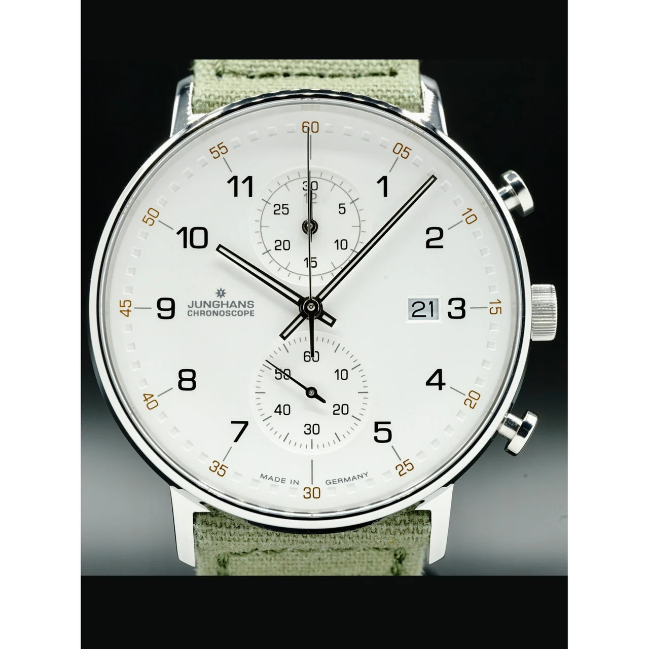 Junghans Chronoscope Form C 041-4771.00 210000014671 kol saati
