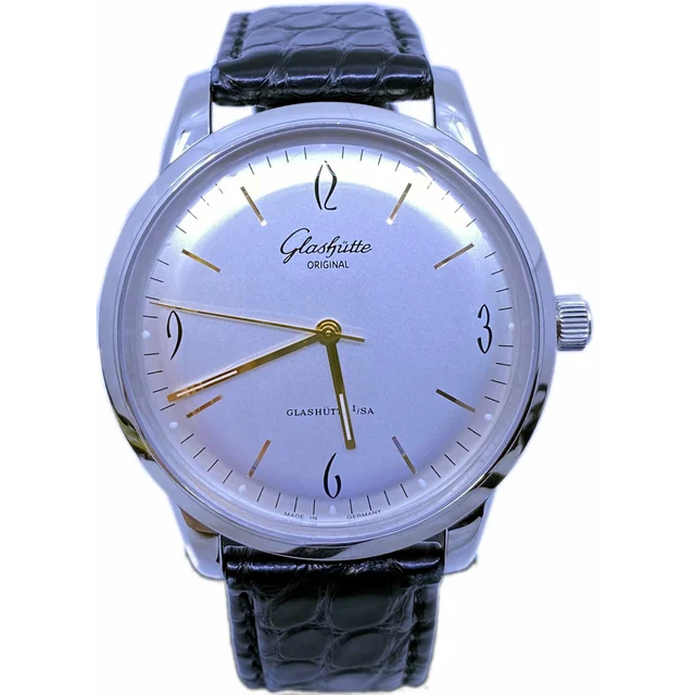Glashutte Original Glashütte Original Senator Sixties Stainless Steel Silver Dial 39-52-01