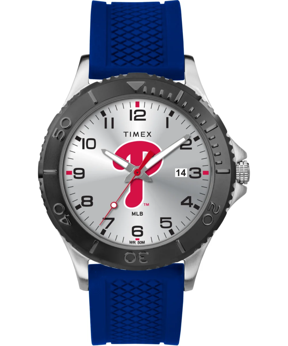 Timex Gamer Royal Blue Philadelphia Phillies TWZBPHIMN 42 mm kol saati