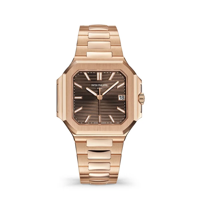 Patek Philippe Cubitus 7128/1R-001 Rose Gold Brown Dial Watc kol saati