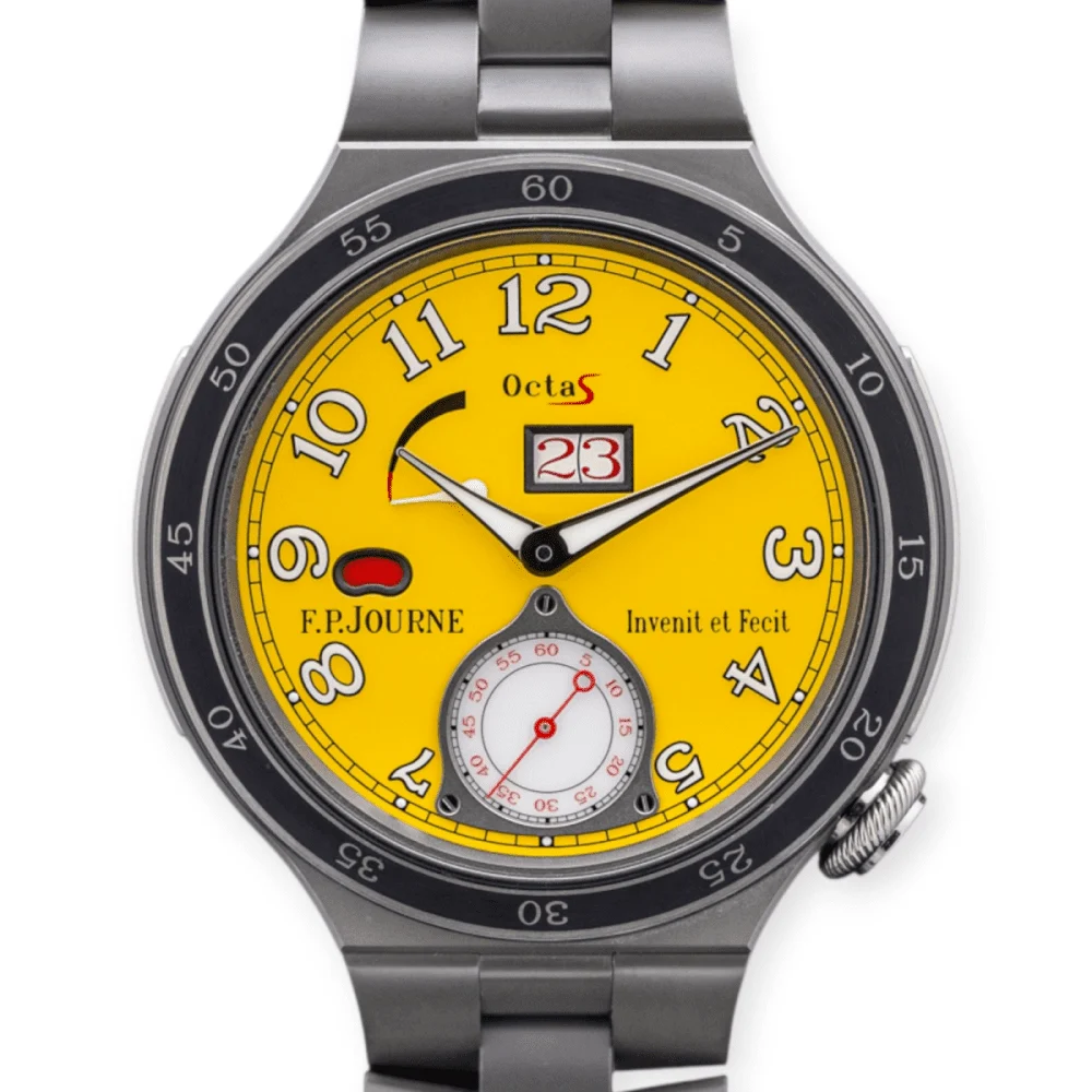 F.P. Journe Journe Octa Sport ARS 44mm Titanium Yellow D Pre-Owned F. P. Journe Octa Sport ARS 44mm Titanium Yellow D 44 mm kol saati