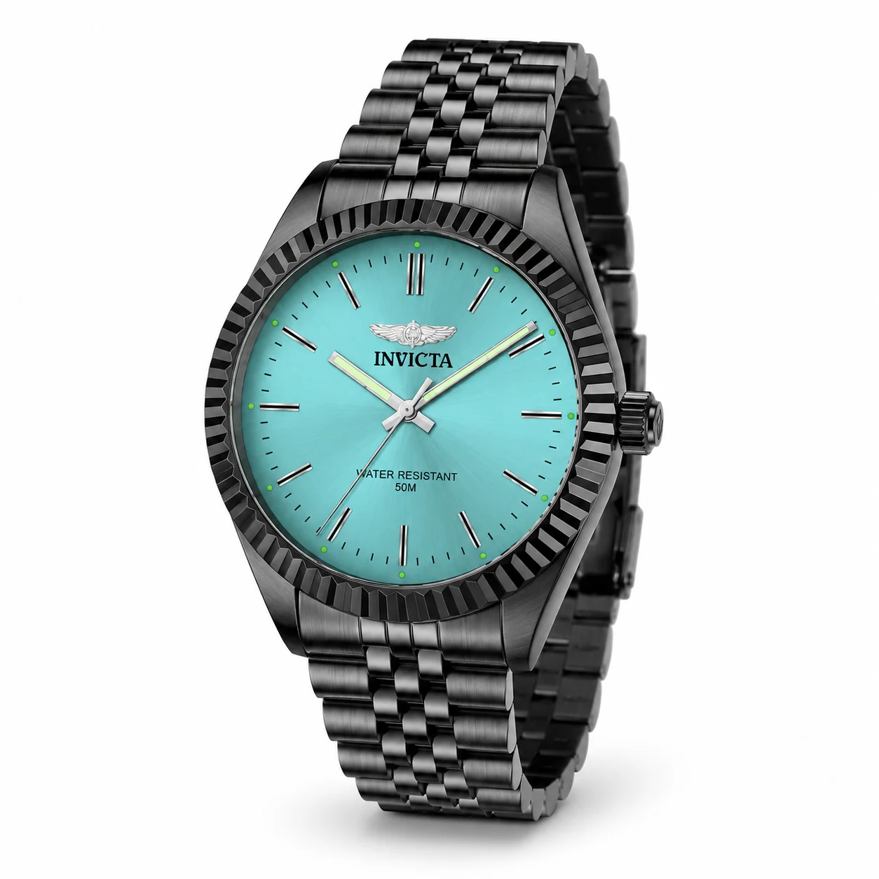 Invicta Specialty Serrate Watch - 40mm, Black (79020) 40 mm kol saati