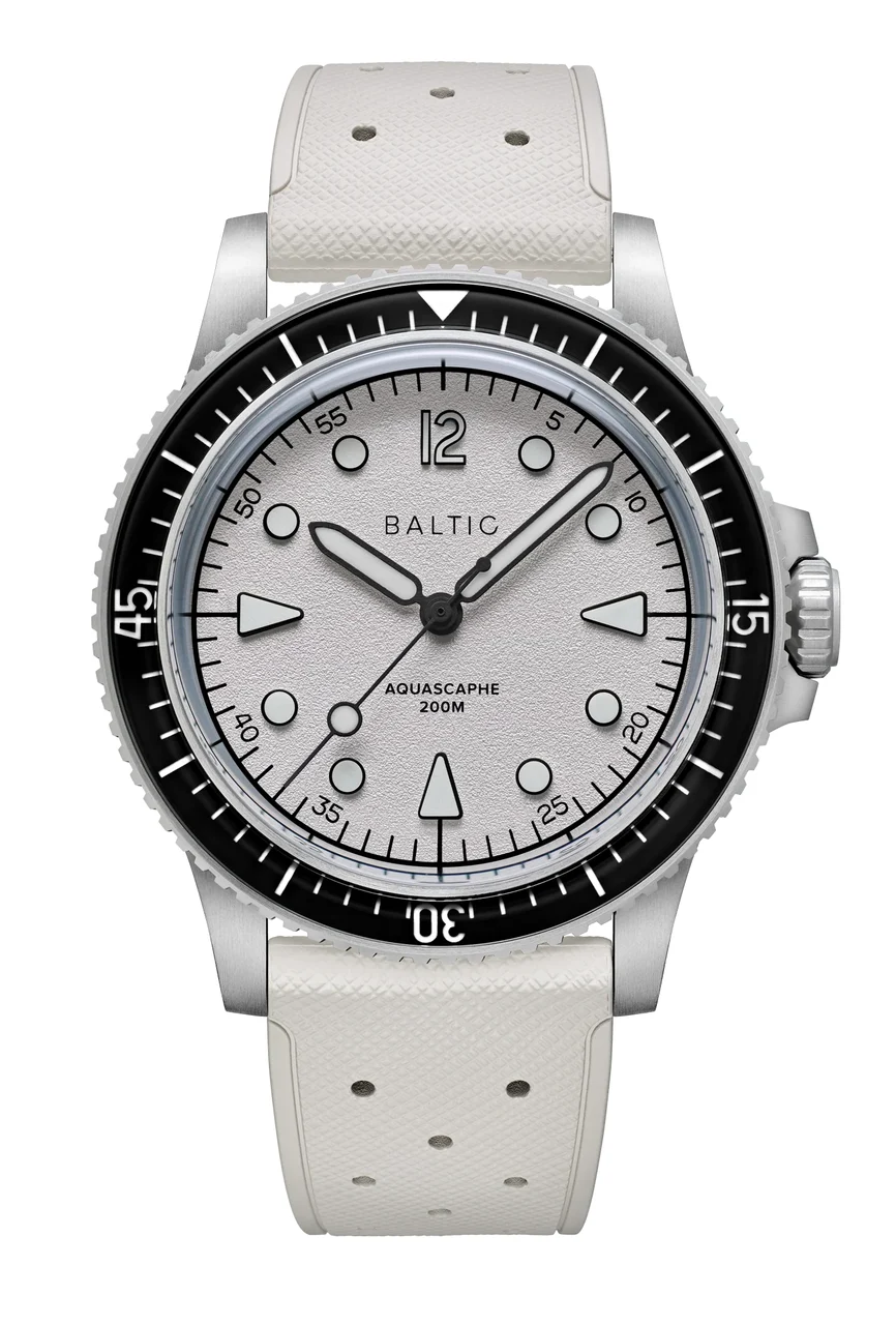 Baltic Aquascaphe BAL_AQMK2395_WSIL_SS_RCBLKM_SOL 40 mm kol saati