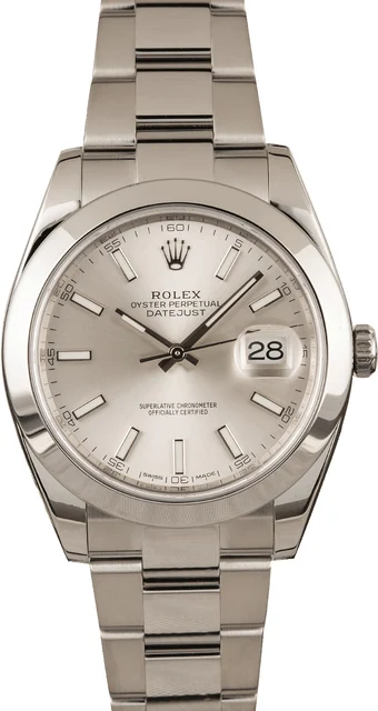 Rolex Datejust 126300 Stainless Steel Oyster T 126300SSO kol saati