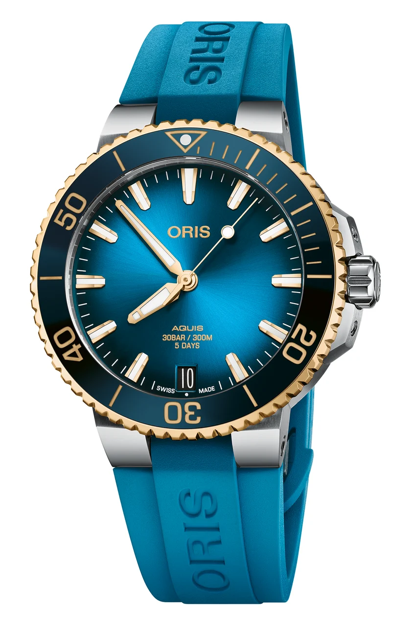 Oris Aquis Date Calibre 400 01 400 7769 6355-07 4 22 75FC 41.5 mm kol saati