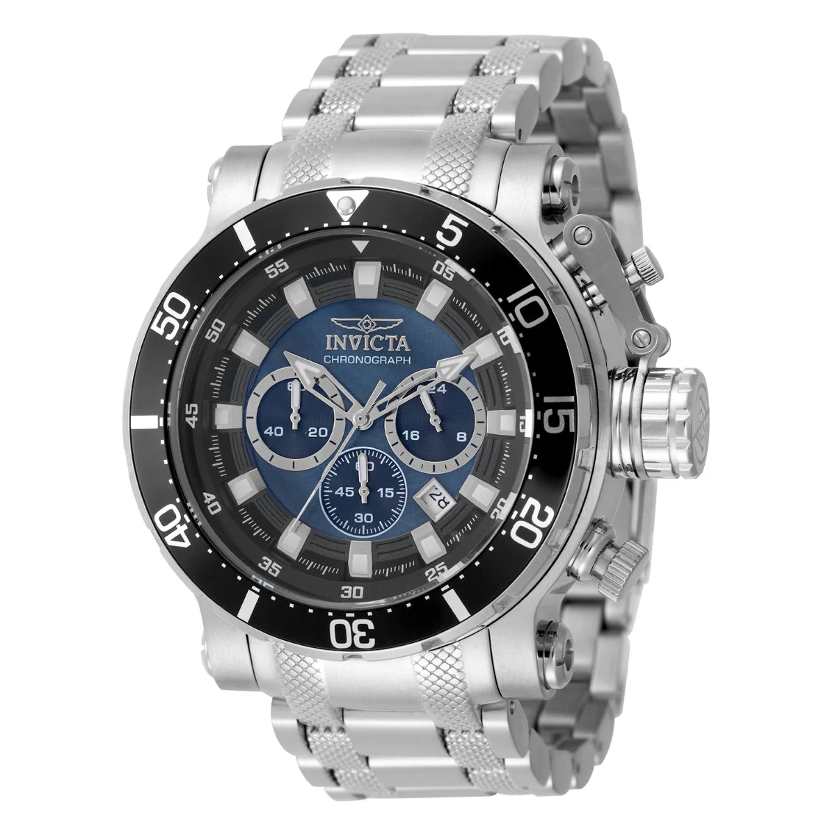 Invicta Coalition Forces Grand Scale Watch w/ Mother of Pearl Dial - 52mm. Steel (49753) 52 mm kol saati
