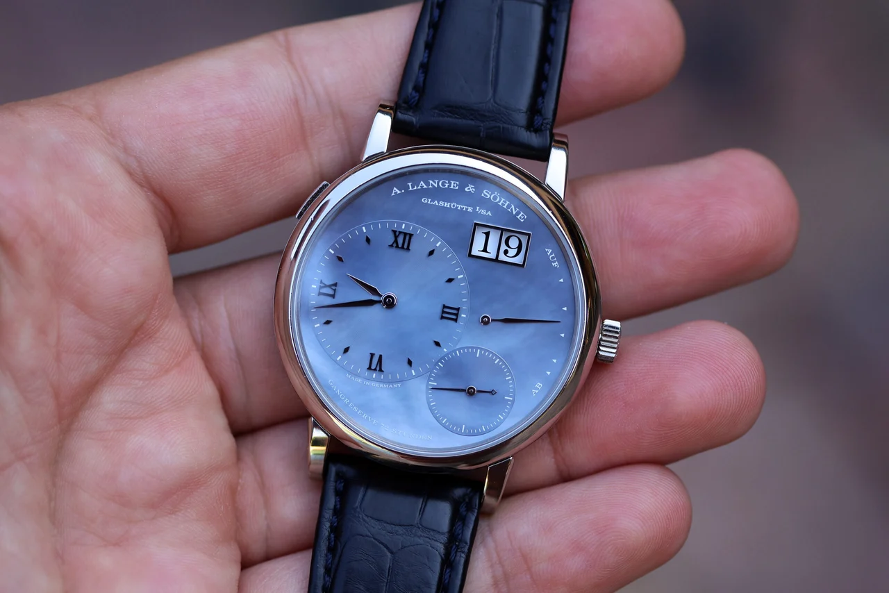 A. Lange & Sohne Lange & Söhne Grande Lange 1 ref. 117.040 “Dubail Limited A. Lange & Söhne Grande Lange 1 ref. 117.040 “Dubail Limited 41 mm kol saati