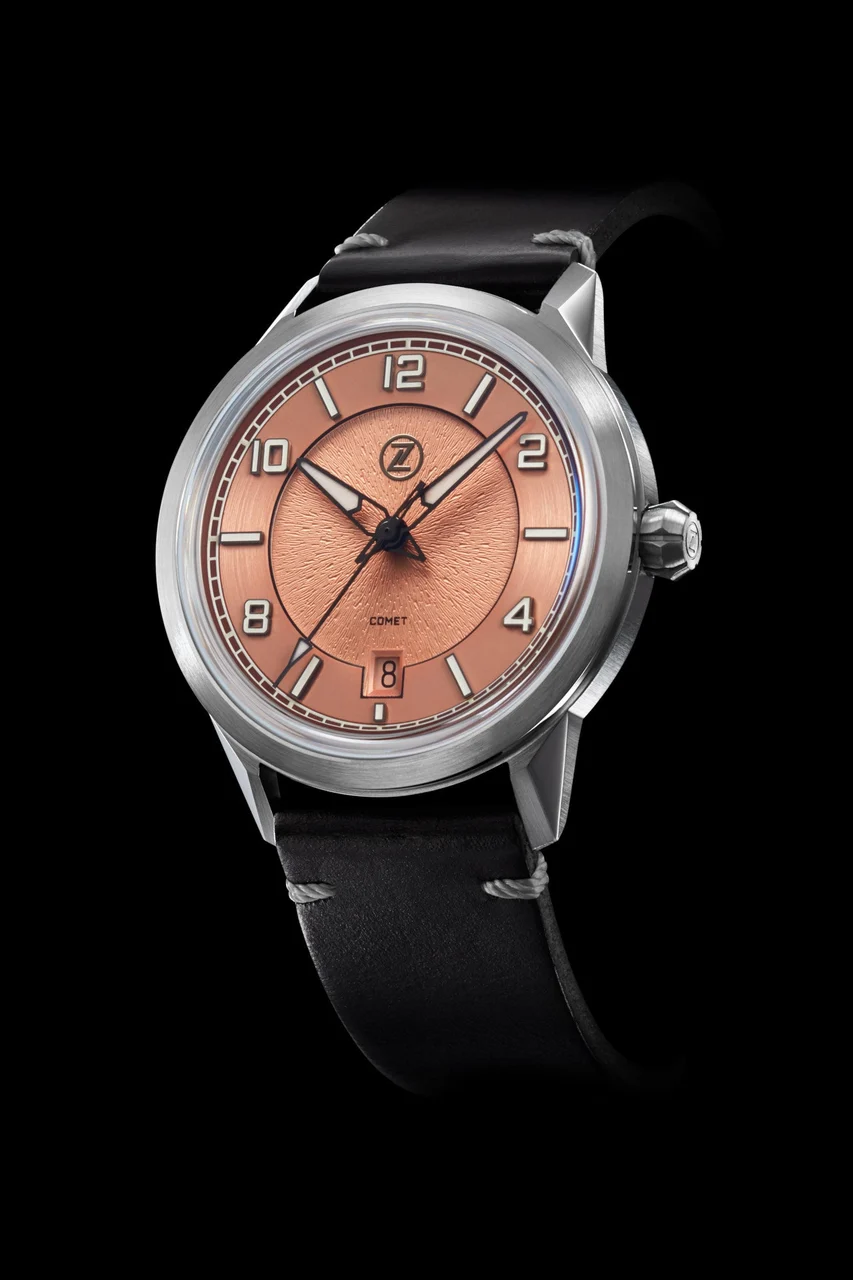 Zelos Comet 39mm 'Salmon' 39 mm kol saati