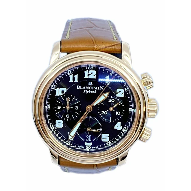 Blancpain Leman Chronograph Flyback 2185 18k Rose Gold 210000014128 kol saati