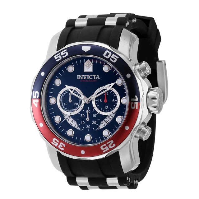 Invicta Pro Diver SCUBA Watch - 48mm. Black, Steel (44521) kol saati