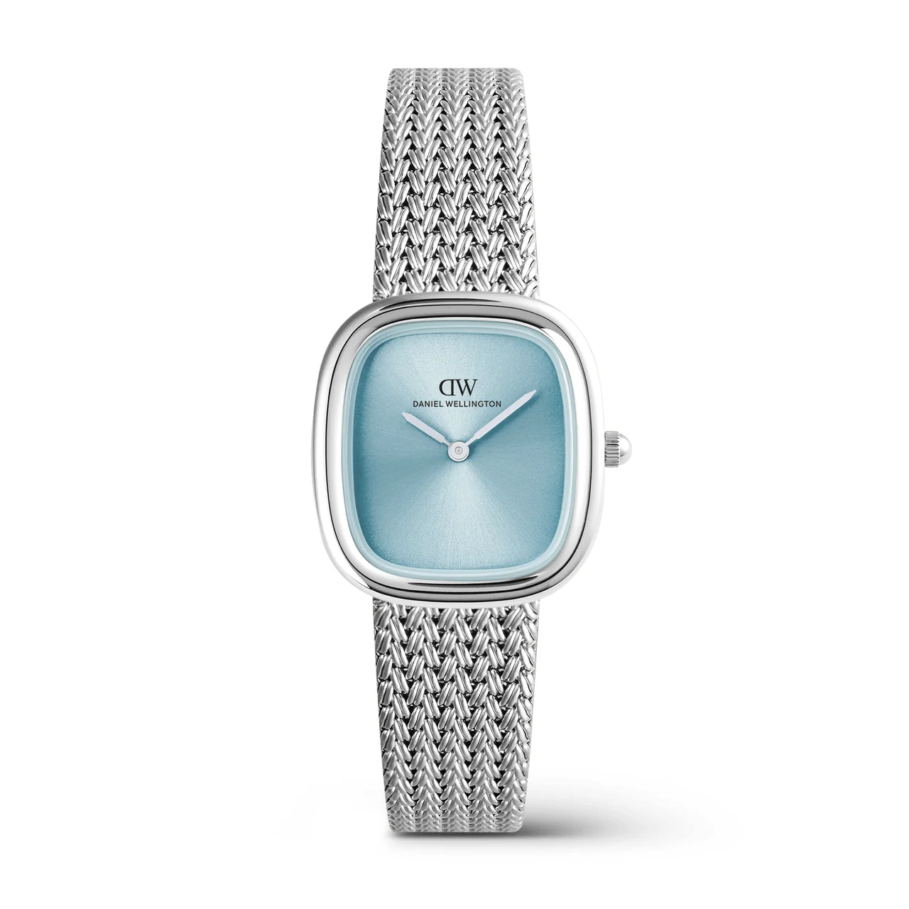 DANIEL WELLINGTON Margot Braided Mesh Ice Blue Silver DW00100966 26 mm kol saati