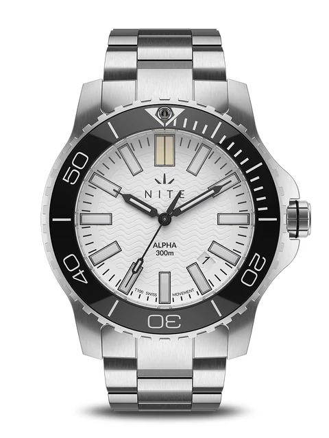 Nite Watches ALPHA229ST100WHITE kol saati