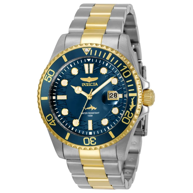 Invicta Pro Diver Currentwave Watch - 43mm. Steel, Gold (30021) kol saati