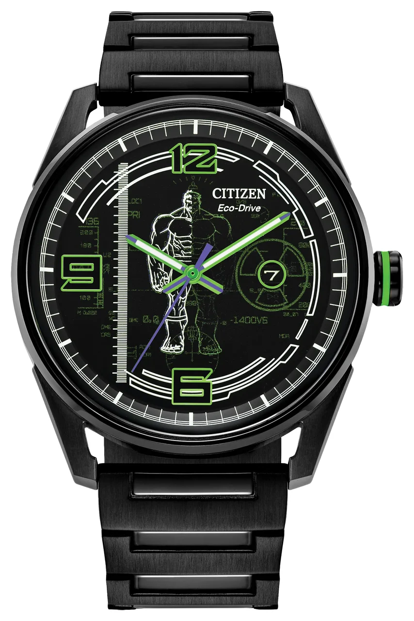 Citizen Hulk, Green Goliath BM7675-57W 42 mm kol saati