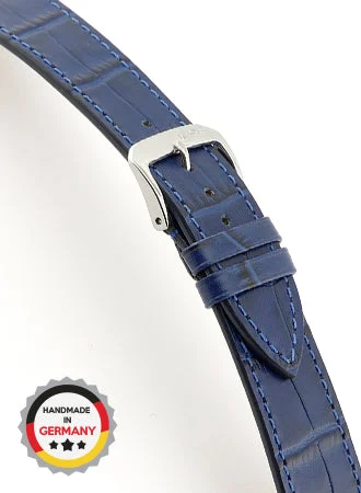 RIOS Grained Leather Baltimore - Navy - Alligator Grained 5820/RI kol saati