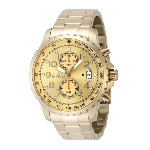 Invicta Specialty Veloquence Watch - 47mm, Gold (69792) kol saati