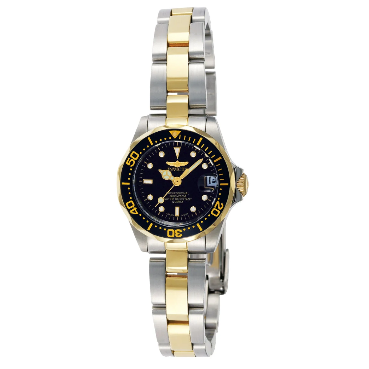 Invicta Pro Diver Auredrift Watch - 24.5mm, Steel, Gold (8941) kol saati