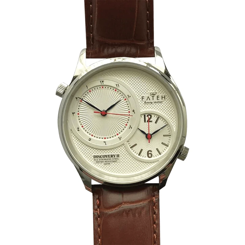 Fatehwatches Discovery II Silver 42 mm kol saati