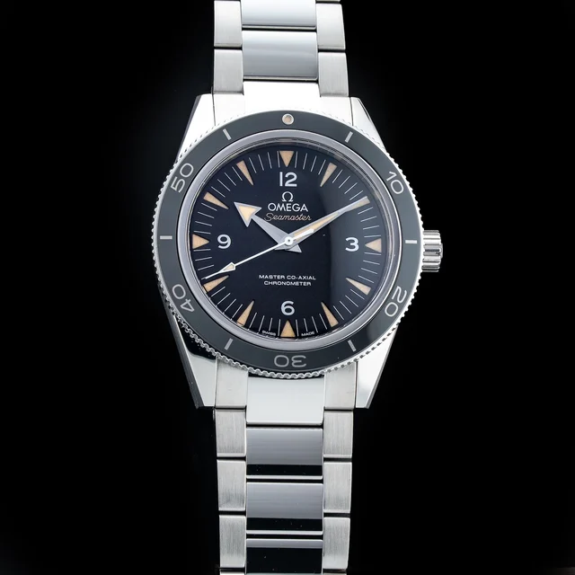 OMEGA Seamaster 300 Heritage Black Dial 210009N31017 kol saati