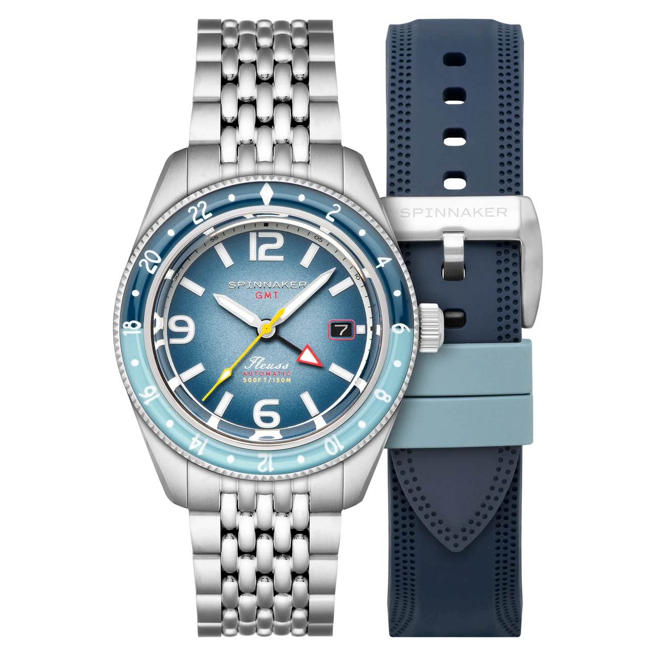 Fleuss GMT Automatic Nebula Blue SP-5120-66 kol saati