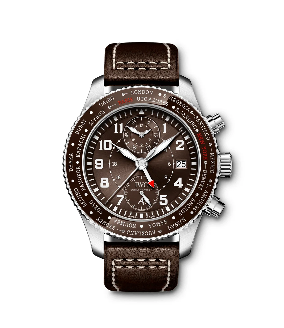 IWC IWC REF. IW395003, IWC PILOT LIM. ED. 73 / 80 PZ “80 YEARS FLIGHT TO NY”, STAINLESS STEEL, ORIGINAL SET WITH IWC VALIDATED WARRANTY CARD kol saati