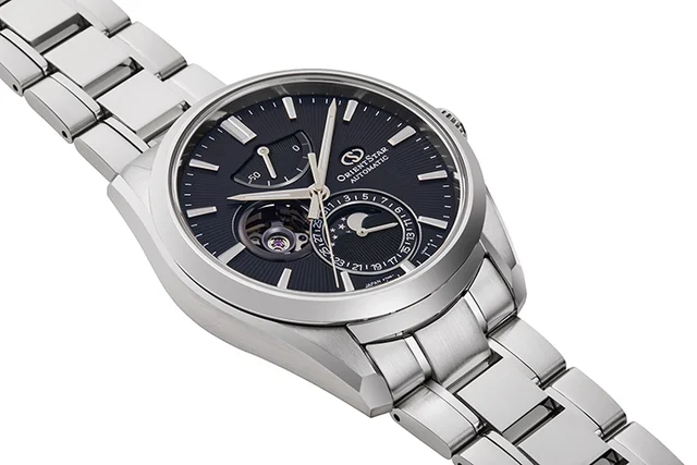 Orient Star Mechanical Moon Phase RE-AY0001B kol saati