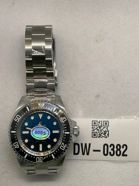 CRONOS Sub Diver Watch 2000 Meters Water Miyota 9015 L6039 us-pre-owned-cronos-l6039-44mm-