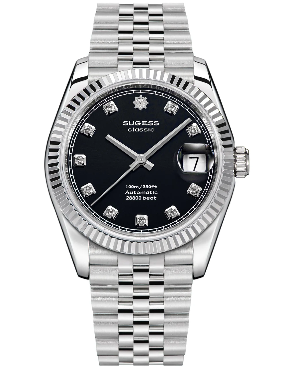 Sugess President Dj S447.YS 36 mm kol saati