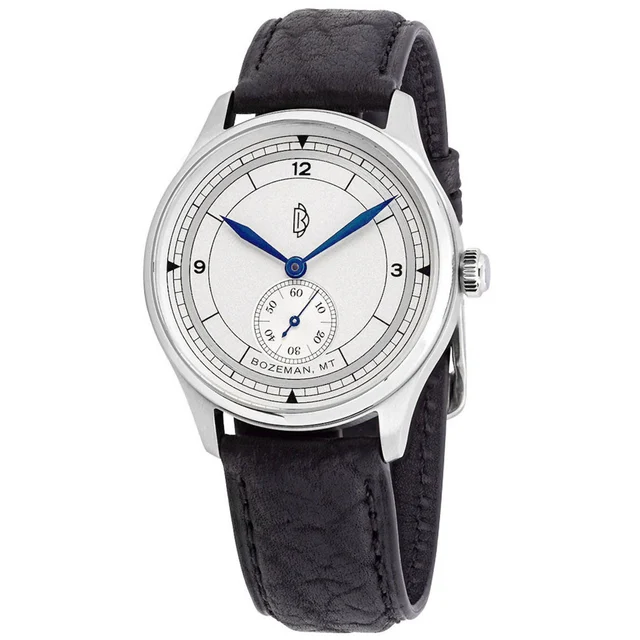 Dave Berghold Watches Dave Berghold DB Model 1 with Silver Dial #DB-Model 1B kol saati