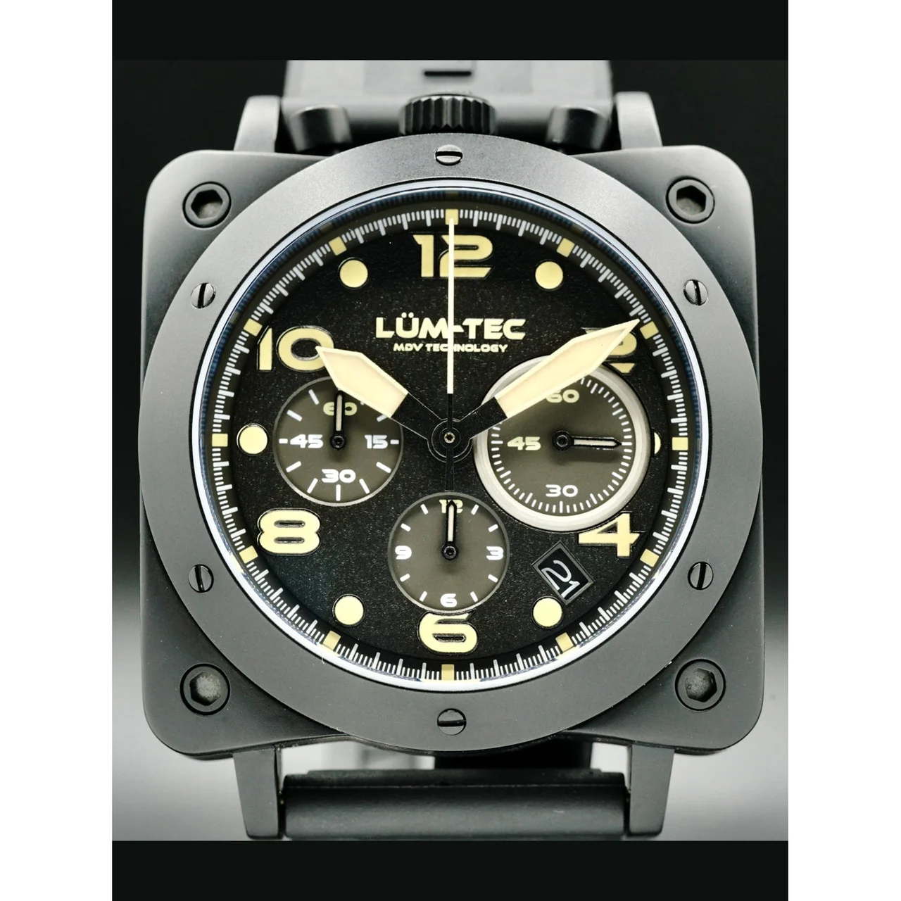 L√úM-TEC Lüm-Tec Bull42 A24 210000027647 42 mm kol saati