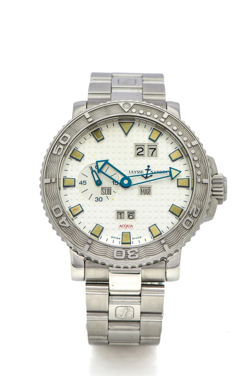 Ulysse Nardin Acqua Perpetual ULYSSE NARDIN ACQUA PERPETUAL REF. 333-88 STEEL kol saati