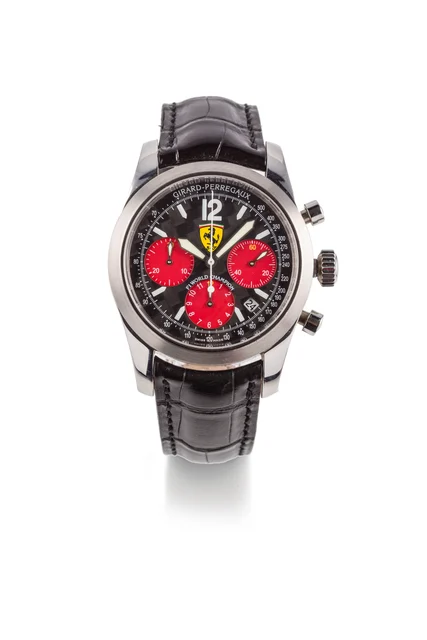 Girard Perregaux For Ferrari Chronograph, Steel 4956 kol saati