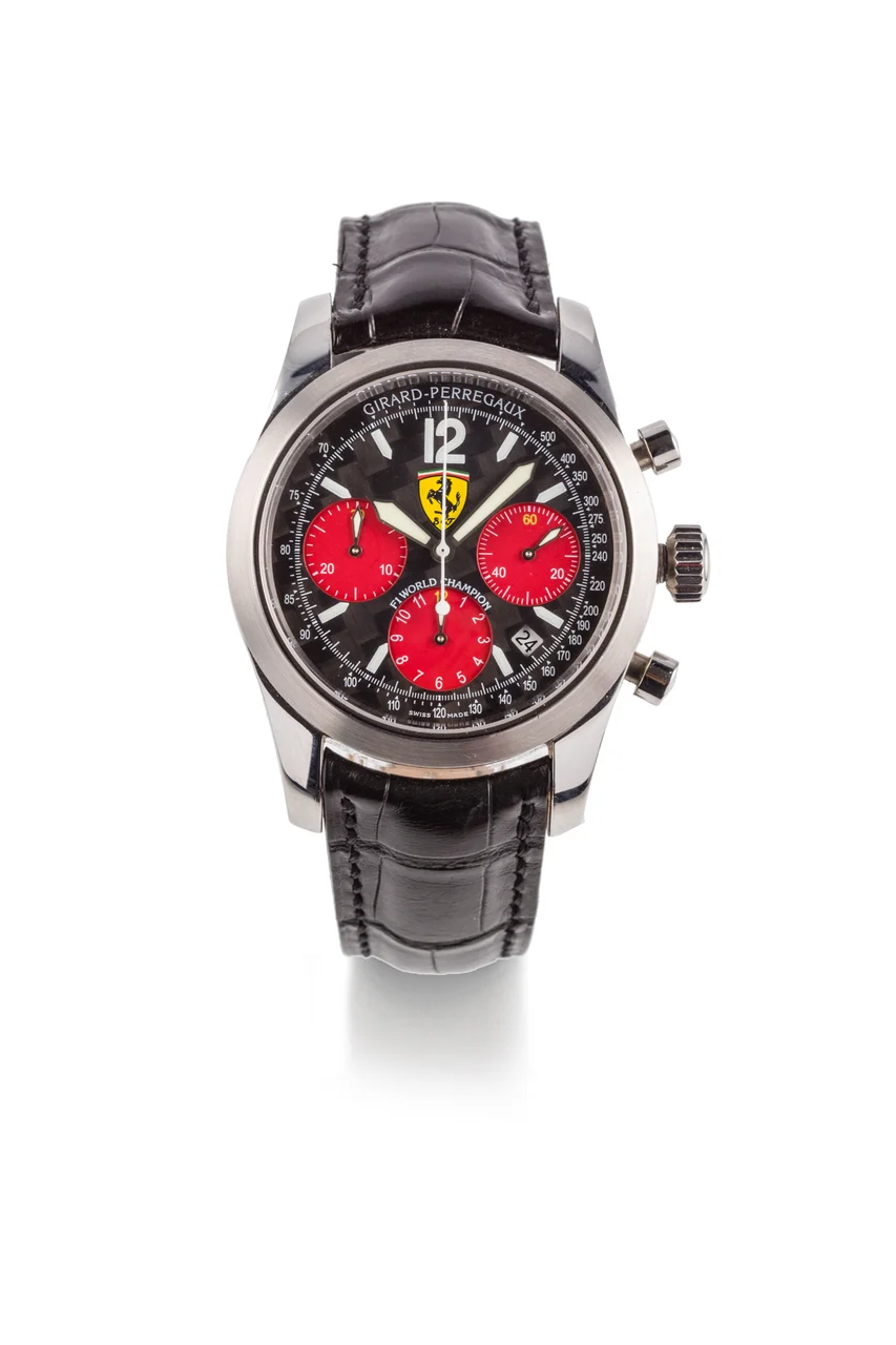 Girard Perregaux For Ferrari Chronograph, Steel 4956 40 mm kol saati